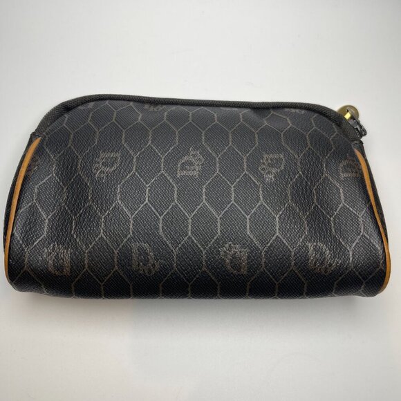 Christian Dior Vintage Honeycomb Minaudière Pouch - Brown - Preowned